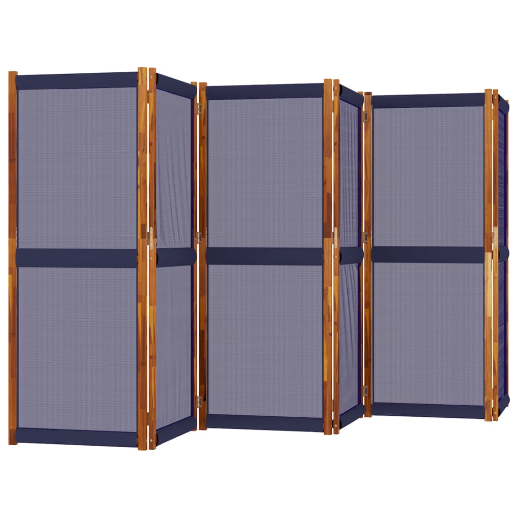 vidaXL 6-Panel Room Divider Dark Blue 420x180 cm