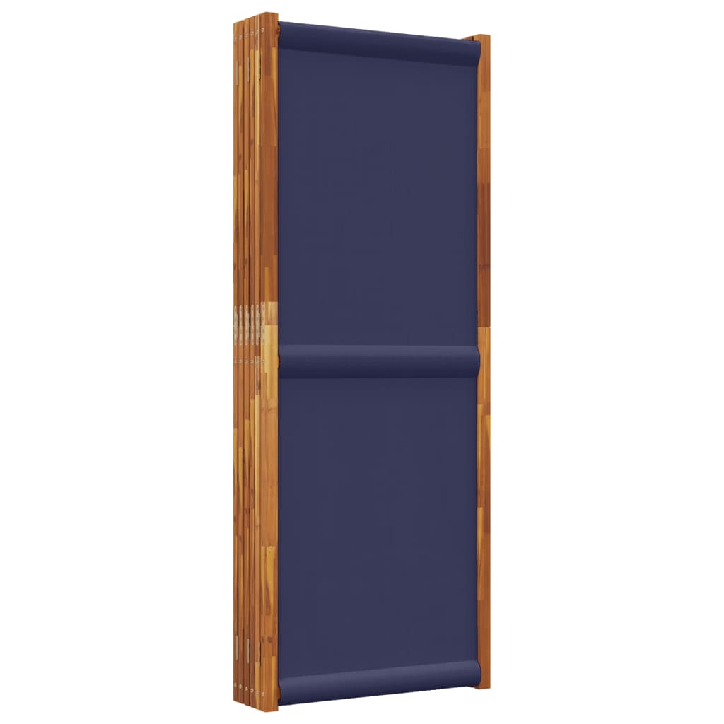 vidaXL 6-Panel Room Divider Dark Blue 420x180 cm