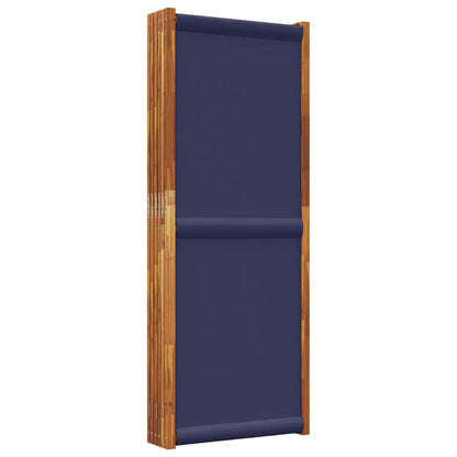 vidaXL 6-Panel Room Divider Dark Blue 420x180 cm