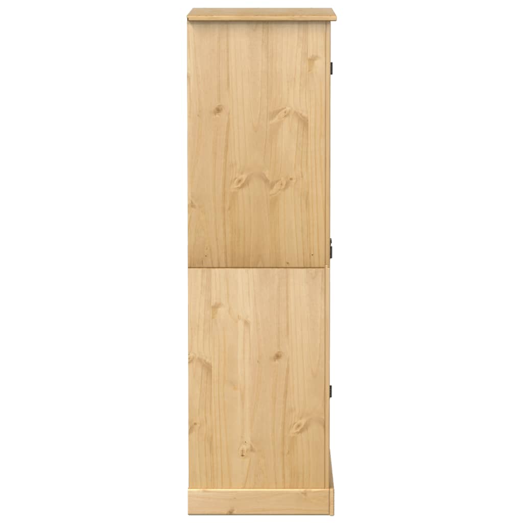 vidaXL Wardrobe Corona 76x50x170 cm Solid Wood Pine