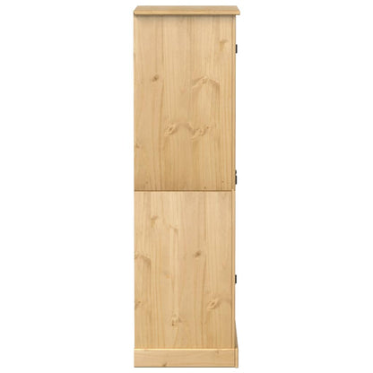 vidaXL Wardrobe Corona 76x50x170 cm Solid Wood Pine
