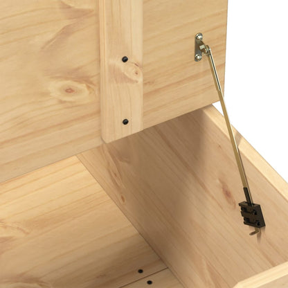 vidaXL Storage Box Corona 78x78x45 cm Solid Wood Pine