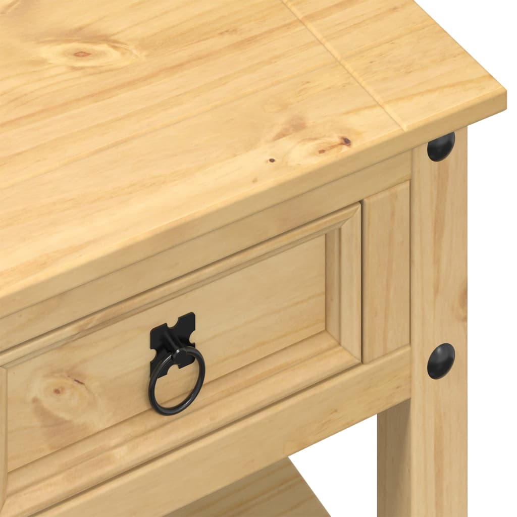 vidaXL Coffee Table with Drawers "Corona" 85x50x45 cm Solid Wood Pine