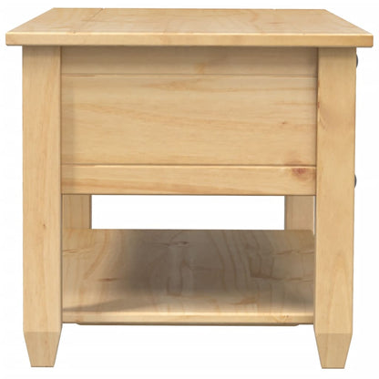 vidaXL Coffee Table with Drawers Corona 100x48x45 cm Solid Wood Pine