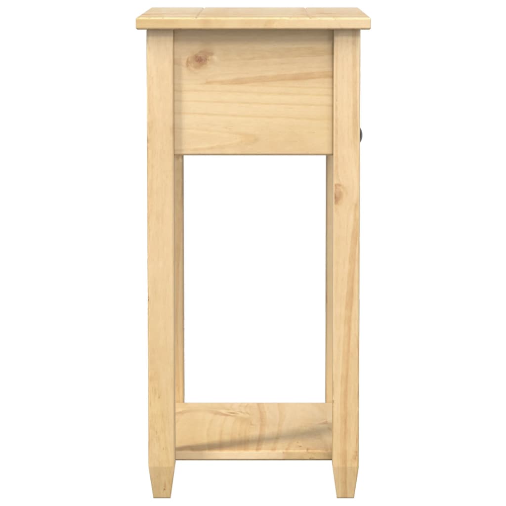 vidaXL Console Table "Corona" 55x35x73 cm Solid Wood Pine
