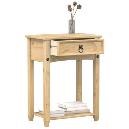 vidaXL Console Table "Corona" 55x35x73 cm Solid Wood Pine