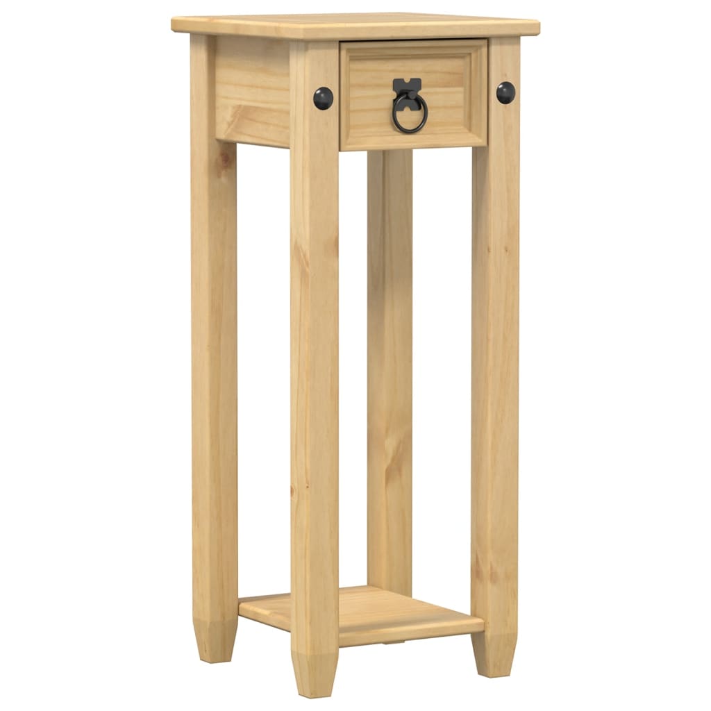 vidaXL Plant Stand Corona 30x30x73 cm Solid Wood Pine