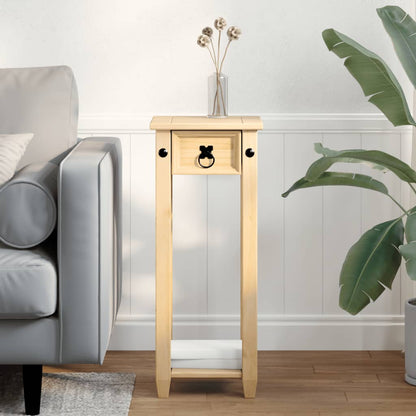 vidaXL Plant Stand Corona 30x30x73 cm Solid Wood Pine
