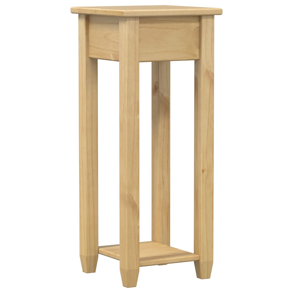 vidaXL Plant Stand Corona 30x30x73 cm Solid Wood Pine