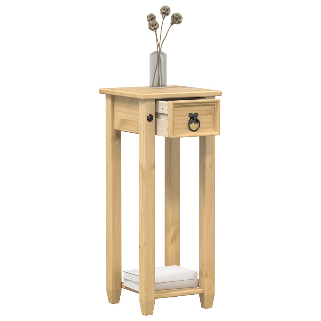 vidaXL Plant Stand Corona 30x30x73 cm Solid Wood Pine