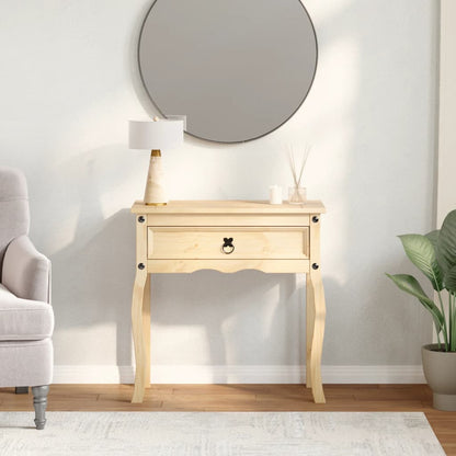 vidaXL Console Table Corona 73x35x73 cm Solid Wood Pine