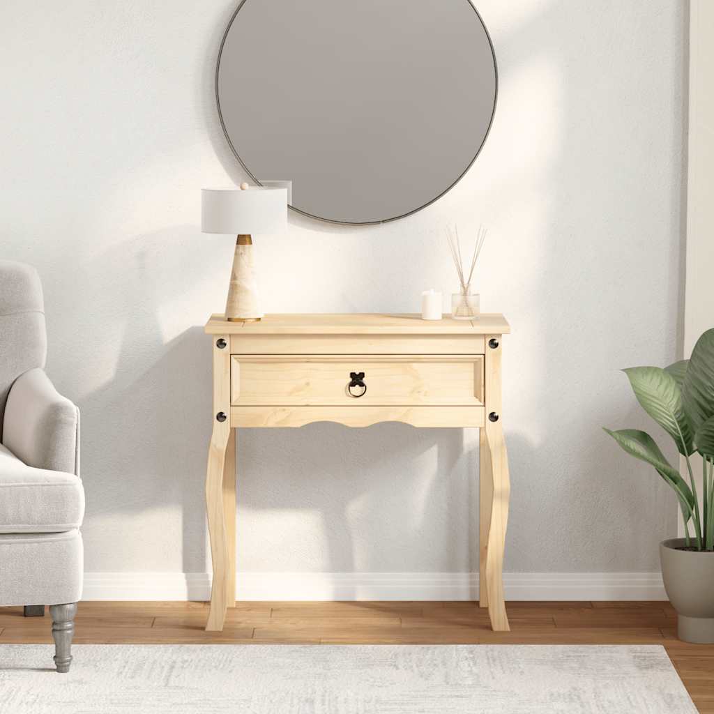 vidaXL Console Table Corona 73x35x73 cm Solid Wood Pine