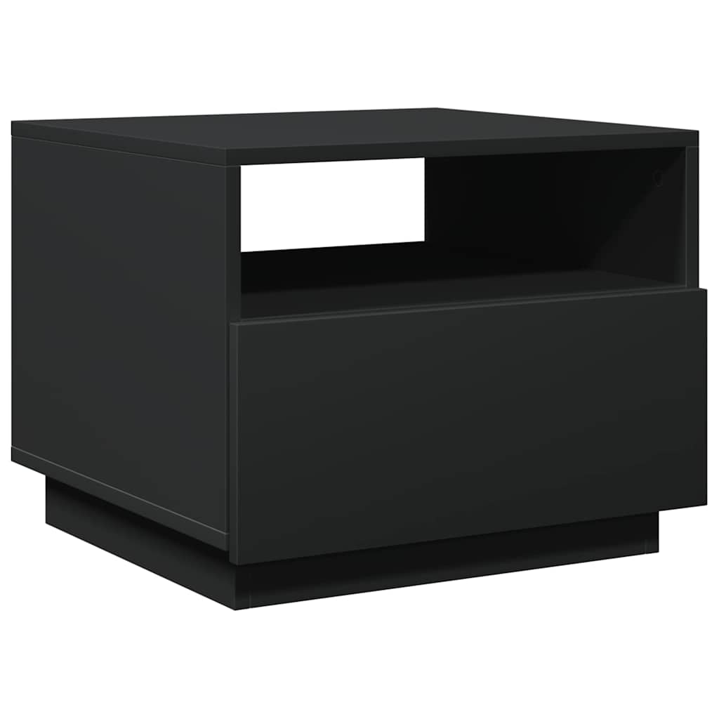 vidaXL Coffee Table | Black | Engineered wood | Small | Coffee Table | Square
