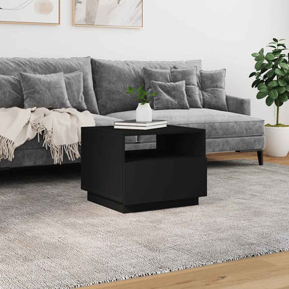 vidaXL Coffee Table | Black | Engineered wood | Small | Coffee Table | Square