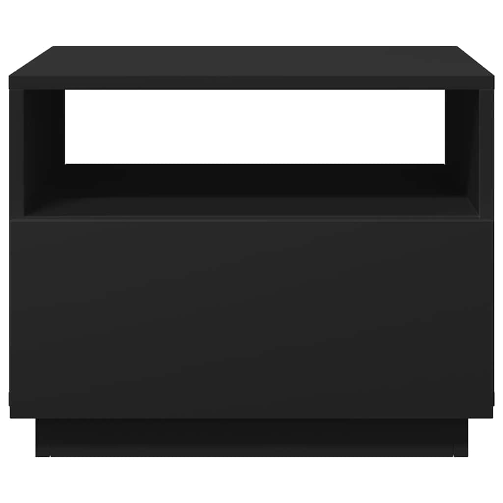 vidaXL Coffee Table | Black | Engineered wood | Small | Coffee Table | Square