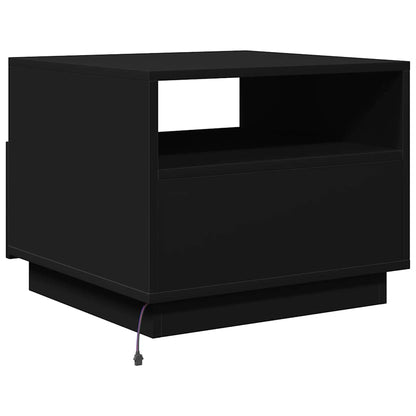 vidaXL Coffee Table | Black | Engineered wood | Small | Coffee Table | Square