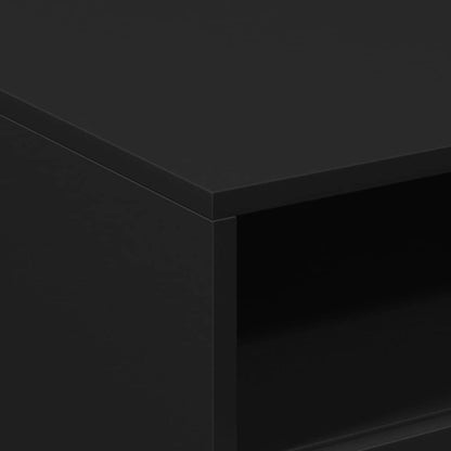 vidaXL Coffee Table | Black | Engineered wood | Small | Coffee Table | Square