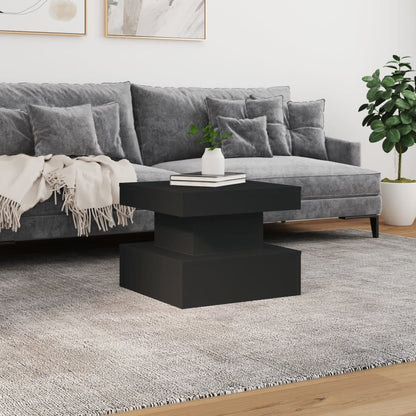 vidaXL Coffee Table | Black | Engineered Wood | Medium | Coffee Table | Square