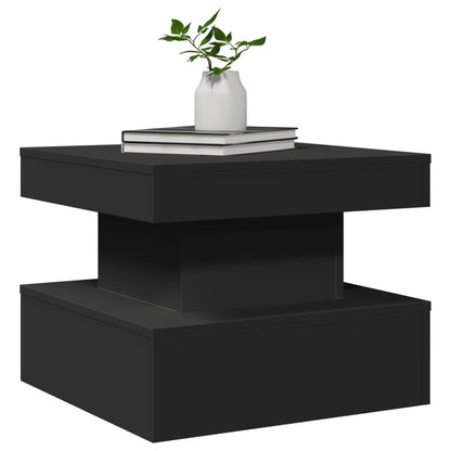 vidaXL Coffee Table | Black | Engineered Wood | Medium | Coffee Table | Square
