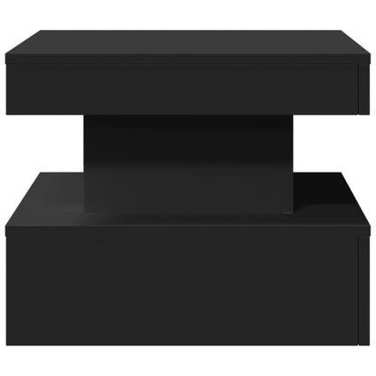 vidaXL Coffee Table | Black | Engineered Wood | Medium | Coffee Table | Square
