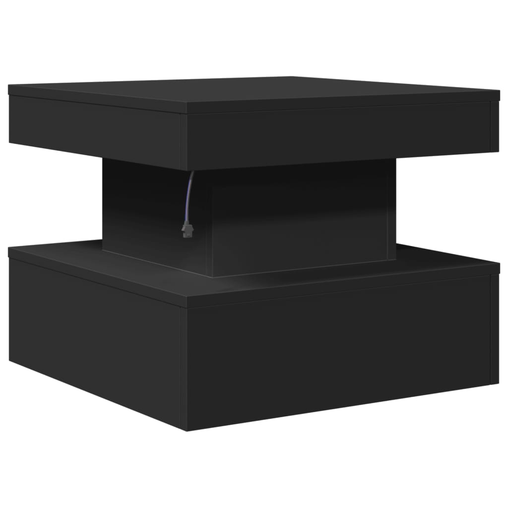 vidaXL Coffee Table | Black | Engineered Wood | Medium | Coffee Table | Square