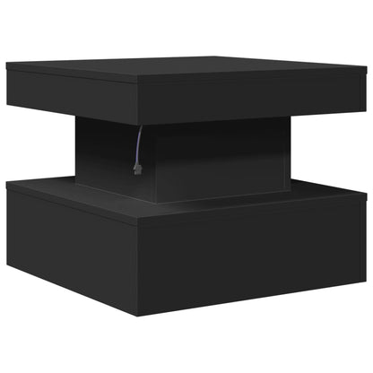 vidaXL Coffee Table | Black | Engineered Wood | Medium | Coffee Table | Square