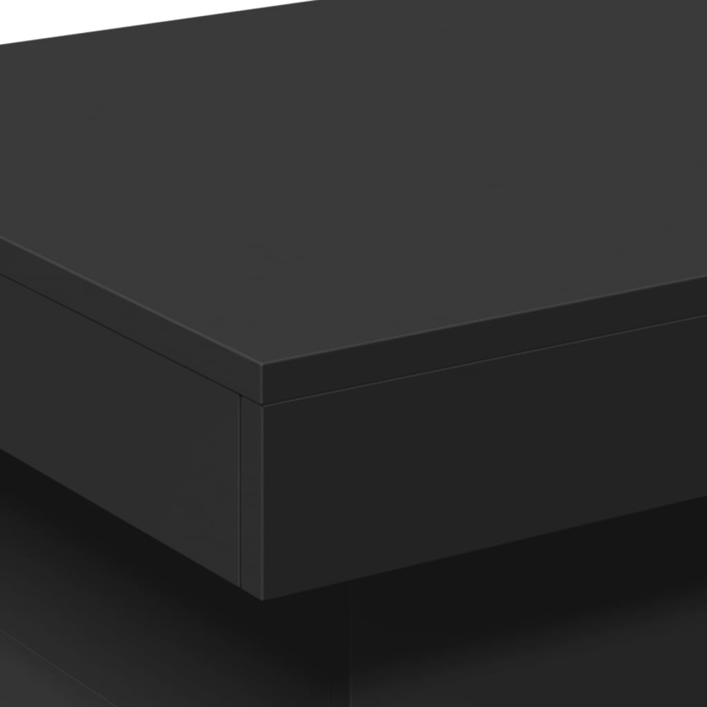 vidaXL Coffee Table | Black | Engineered Wood | Medium | Coffee Table | Square