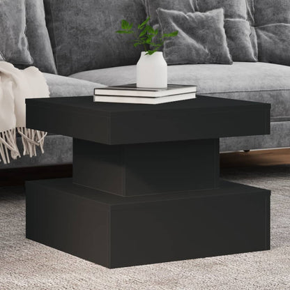 vidaXL Coffee Table | Black | Engineered Wood | Medium | Coffee Table | Square