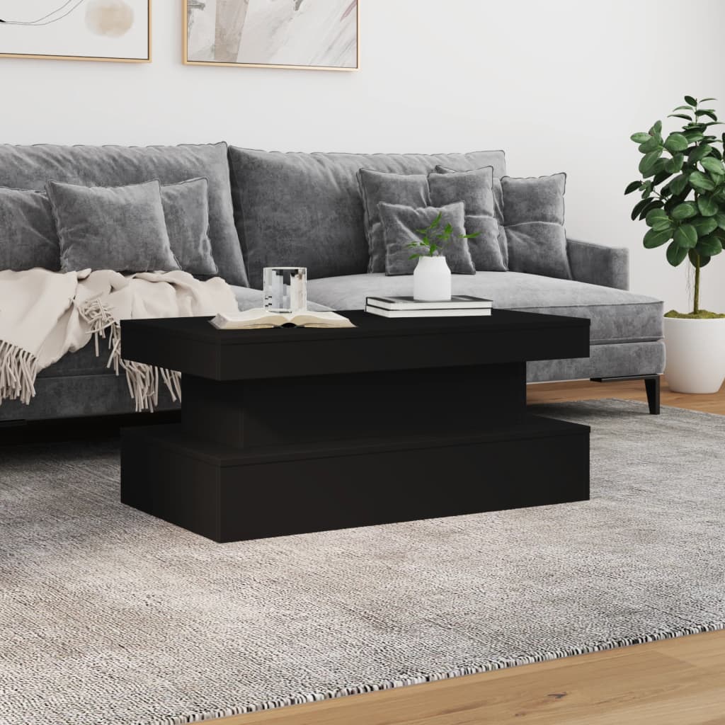 vidaXL Coffee Table | Black | Engineered wood | Medium | Coffee Table
