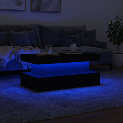 vidaXL Coffee Table | Black | Engineered wood | Medium | Coffee Table