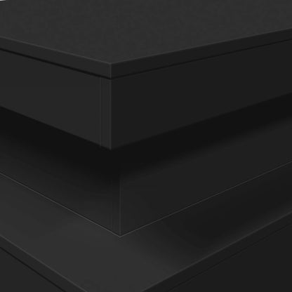 vidaXL Coffee Table | Black | Engineered wood | Medium | Coffee Table