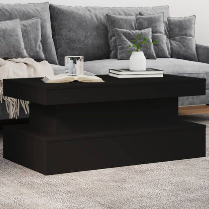 vidaXL Coffee Table | Black | Engineered wood | Medium | Coffee Table
