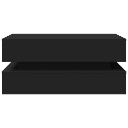 vidaXL Coffee Table | Black | Engineered wood | 90x50x40 cm | Coffee Table