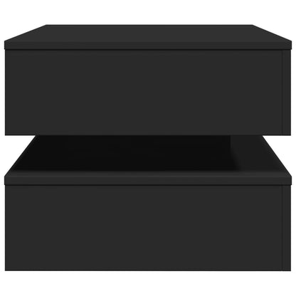 vidaXL Coffee Table | Black | Engineered wood | 90x50x40 cm | Coffee Table