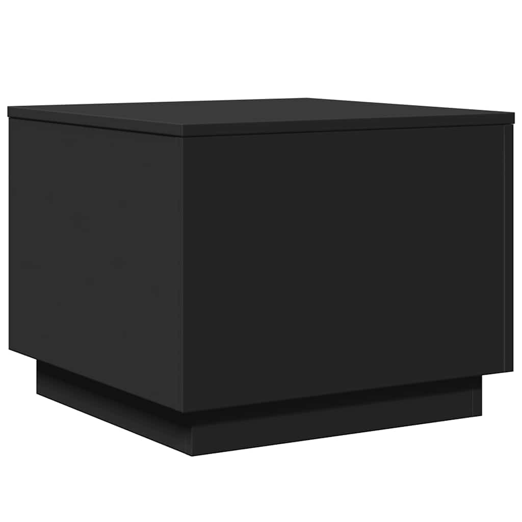 vidaXL Coffee Table | Black | Engineered wood | 50 cm x 50 cm x 40 cm