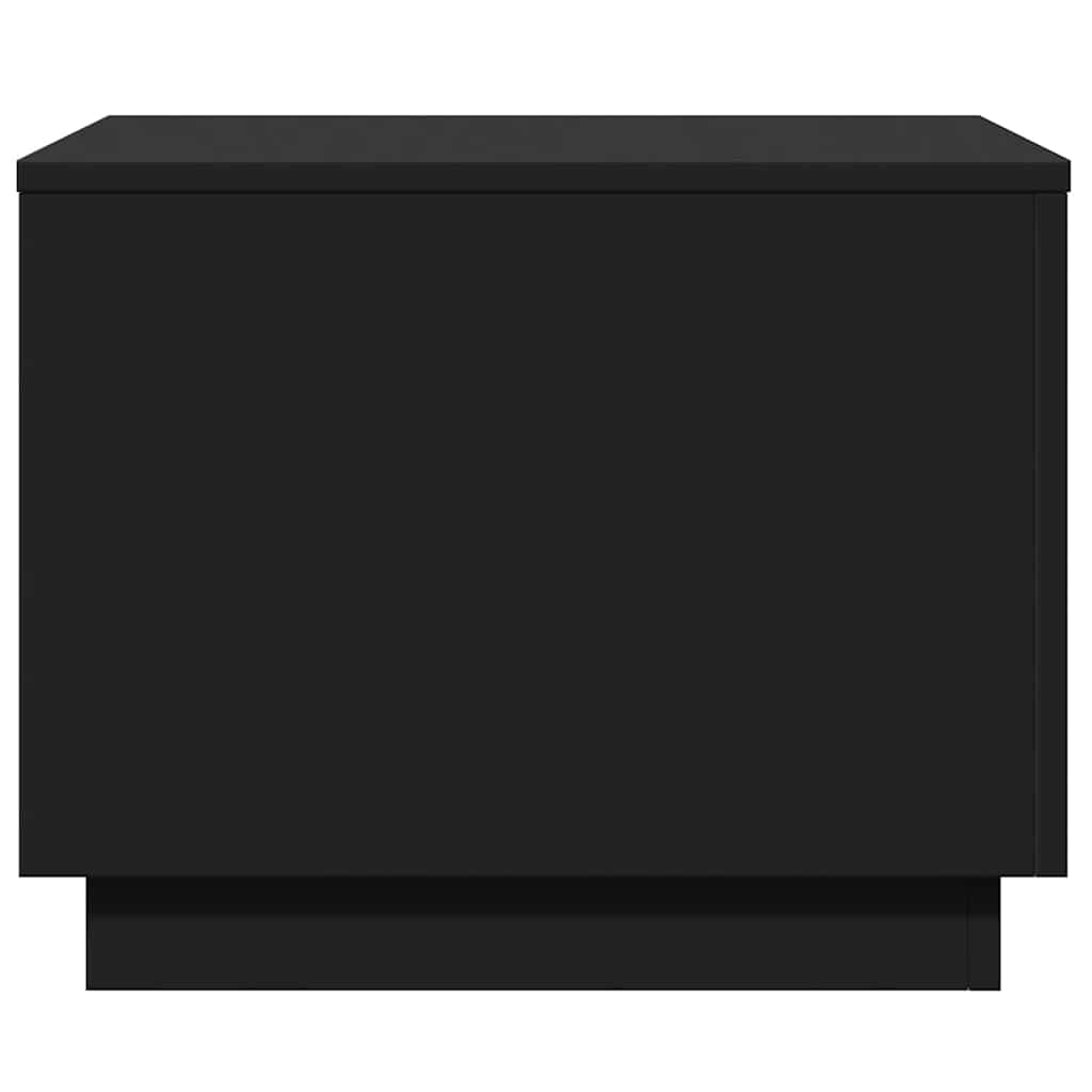 vidaXL Coffee Table | Black | Engineered wood | 50 cm x 50 cm x 40 cm