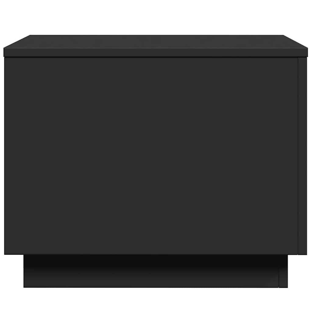 vidaXL Coffee Table | Black | Engineered wood | 50 cm x 50 cm x 40 cm