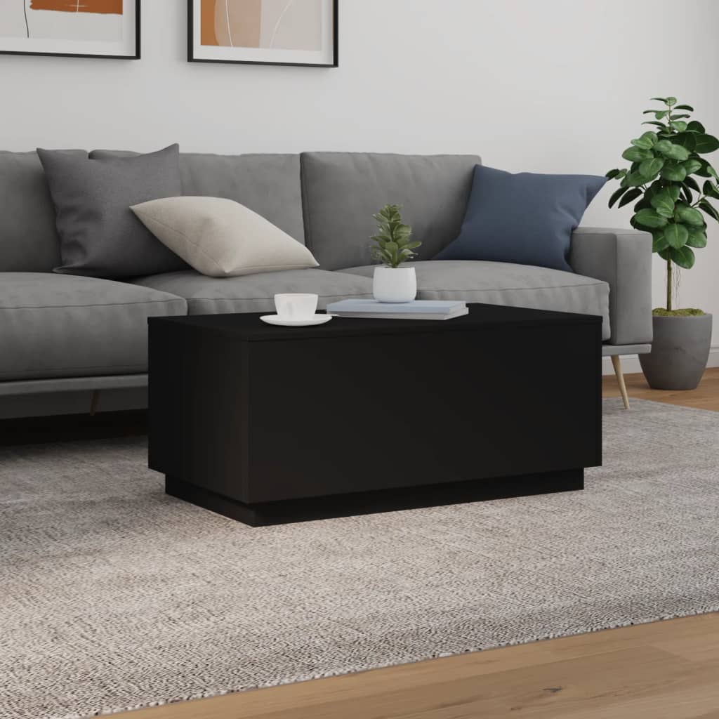 vidaXL Coffee Table | Black | Engineered Wood | Medium | Coffee Table
