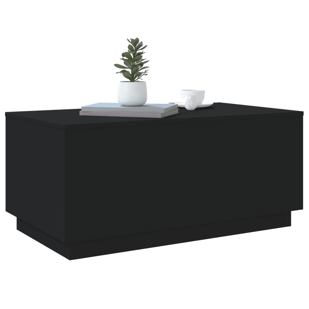 vidaXL Coffee Table | Black | Engineered Wood | Medium | Coffee Table