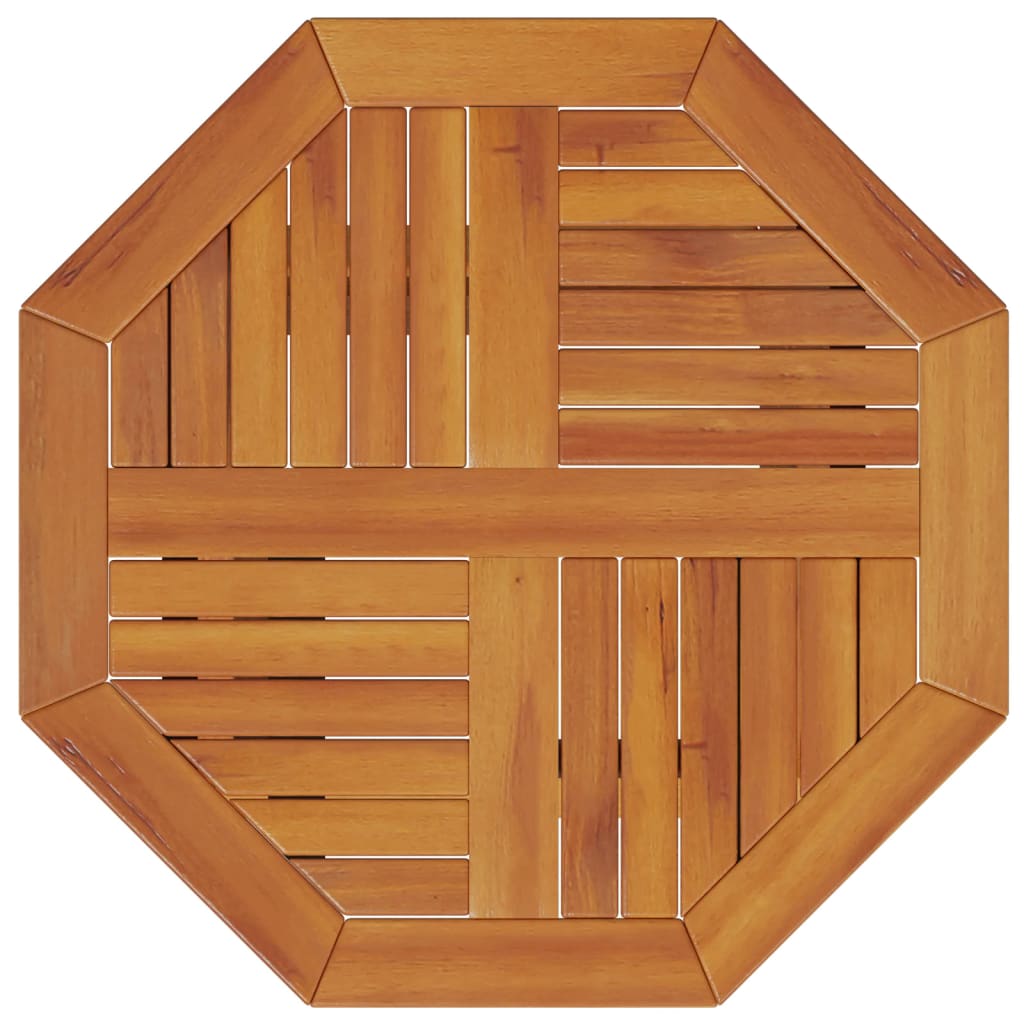 vidaXL Folding Garden Table Ø60x75 cm Solid Wood Acacia
