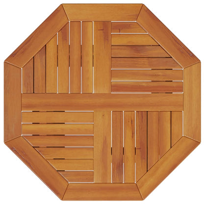 vidaXL Folding Garden Table Ø60x75 cm Solid Wood Acacia