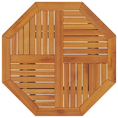 vidaXL Folding Garden Table Ø70x75 cm Solid Wood Acacia