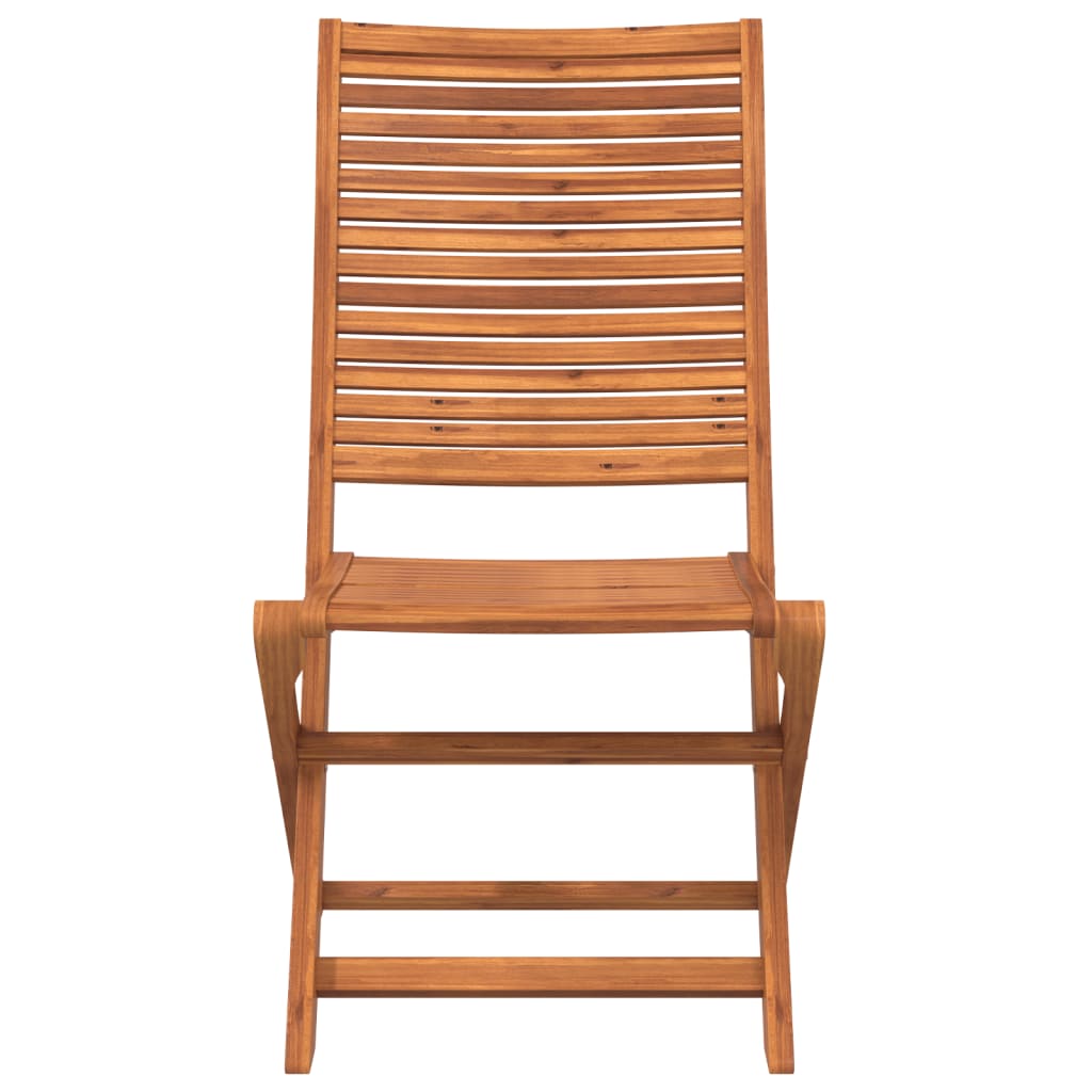 vidaXL Folding Garden Chairs 4 pcs Solid Wood Acacia
