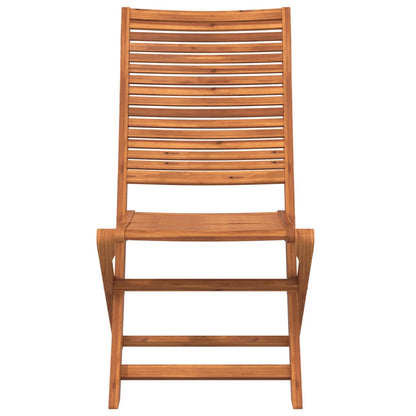 vidaXL Folding Garden Chairs 4 pcs Solid Wood Acacia