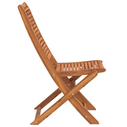 vidaXL Folding Garden Chairs 4 pcs Solid Wood Acacia