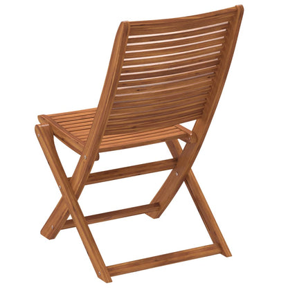 vidaXL Folding Garden Chairs 4 pcs Solid Wood Acacia