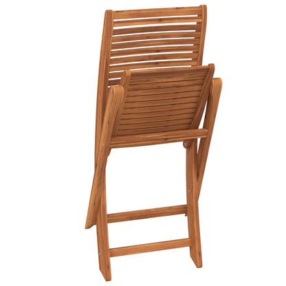 vidaXL Folding Garden Chairs 4 pcs Solid Wood Acacia