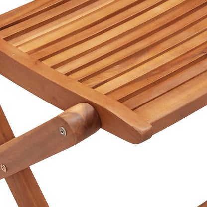 vidaXL Folding Garden Chairs 4 pcs Solid Wood Acacia
