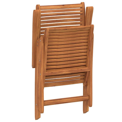 vidaXL Reclining Folding Garden Chairs 2 pcs Solid Wood Acacia