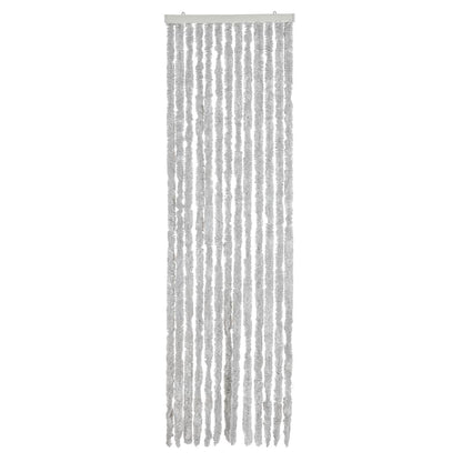 vidaXL Fly Curtain Grey 56x185 cm Chenille